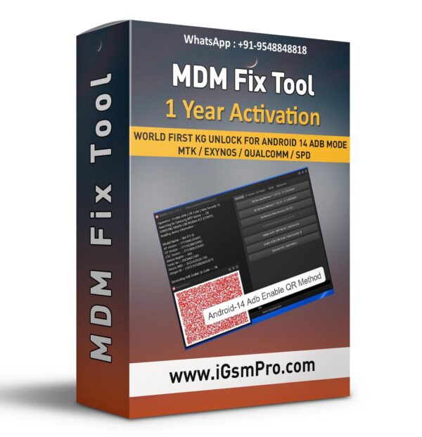 MDM Fix Tool 1 Year Activation